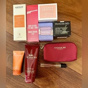 FabFitFun and Coach group of items - New - 9 items
